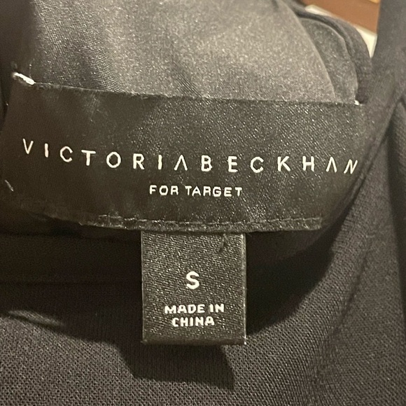 Victoria Beckham for Target Black Bug Embellished Halter Midi Dress size small - Picture 3 of 7